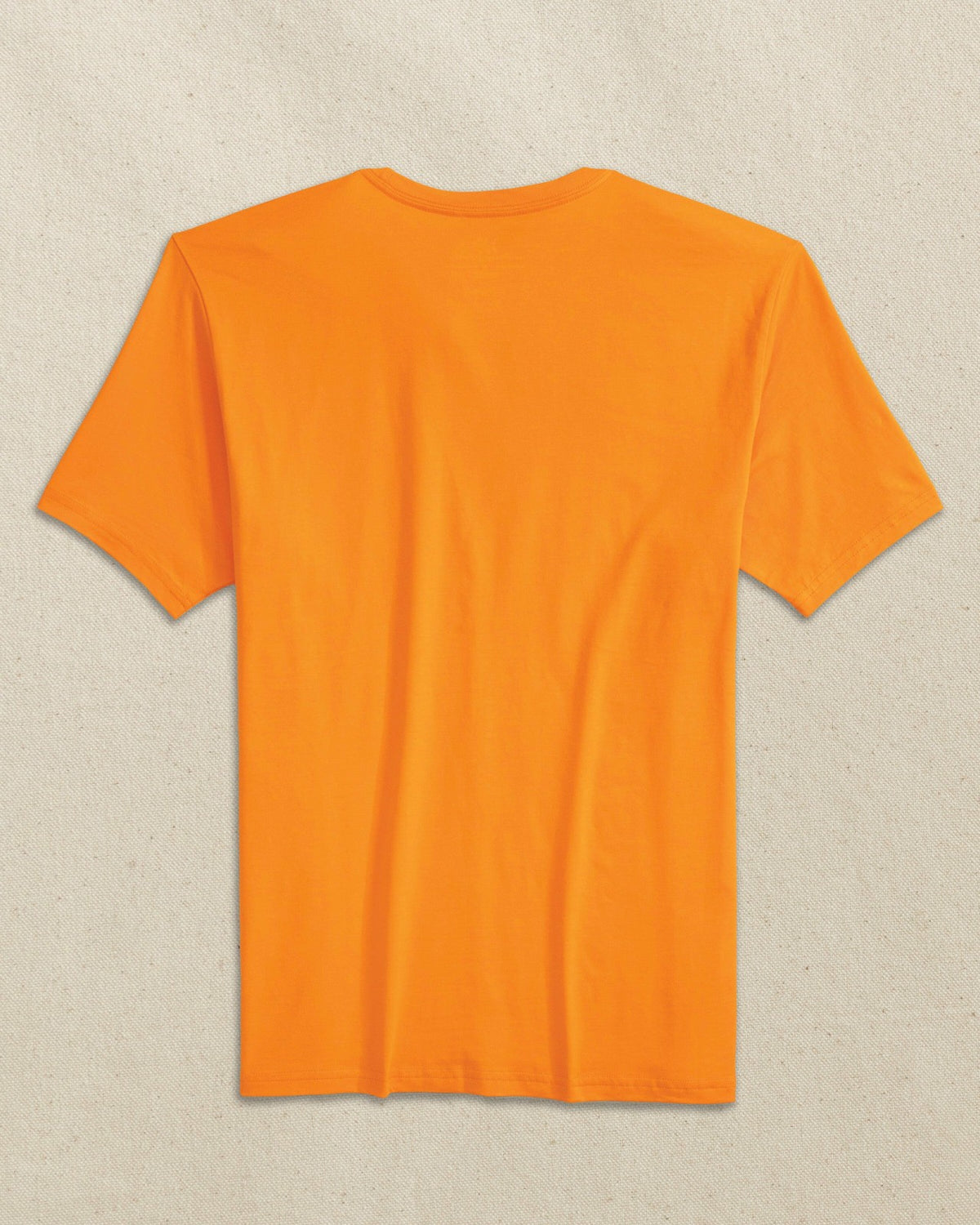 Embroidered Skipjack T-Shirt - Orange & White