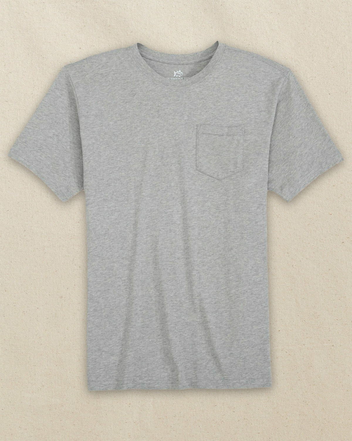 Heather Grey Classic Short Sleeve Pocket T-Shirt