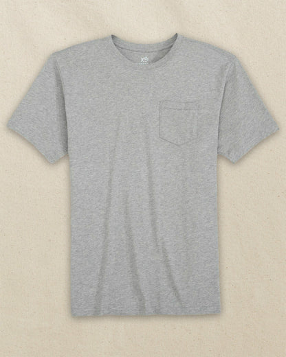 Heather Grey Classic Short Sleeve Pocket T-Shirt