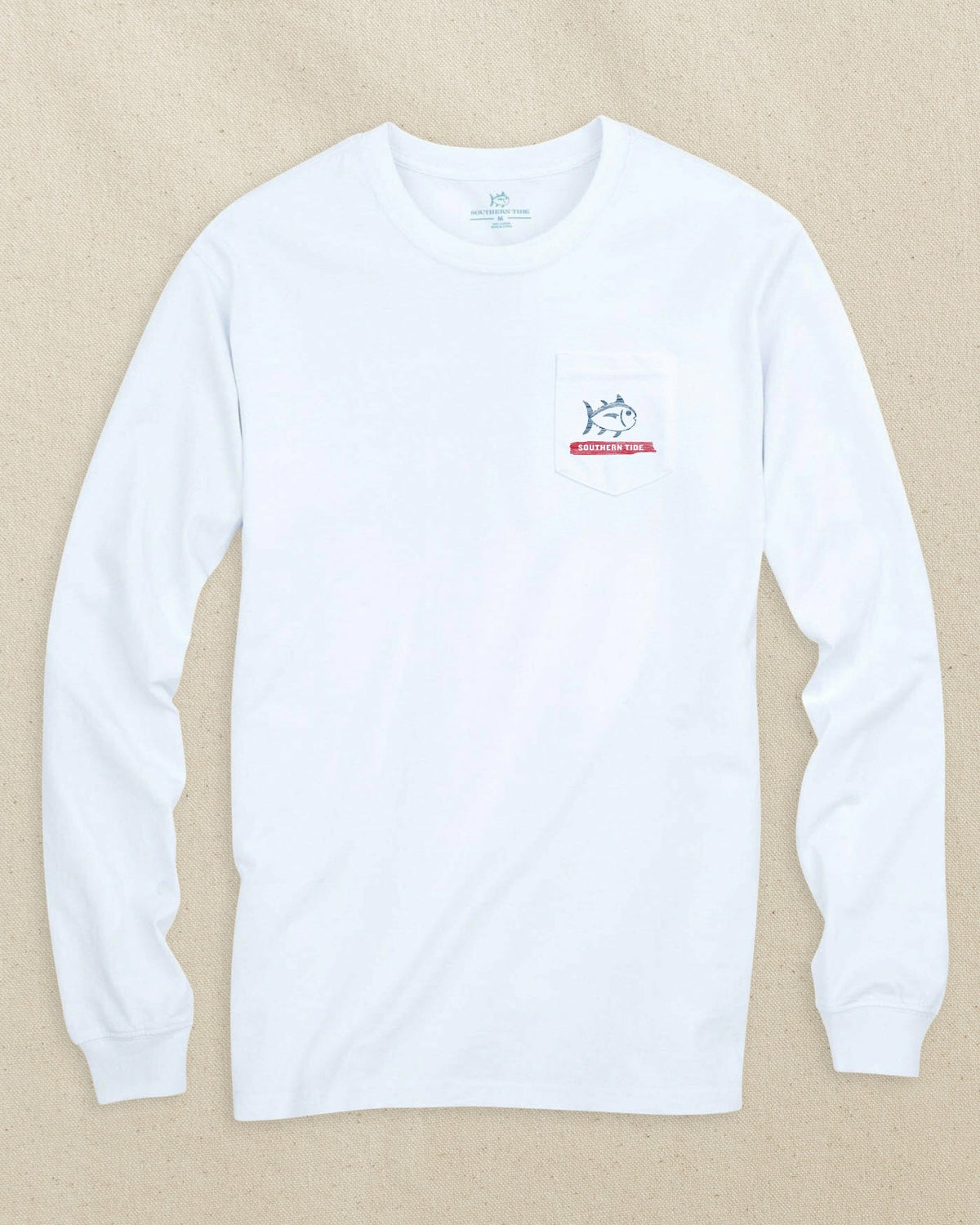 Americana Wooden Flag Long Sleeve T-Shirt