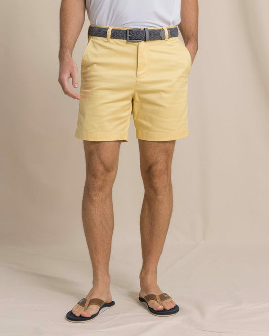 Channel Marker 7" Chino Short - Pineapple