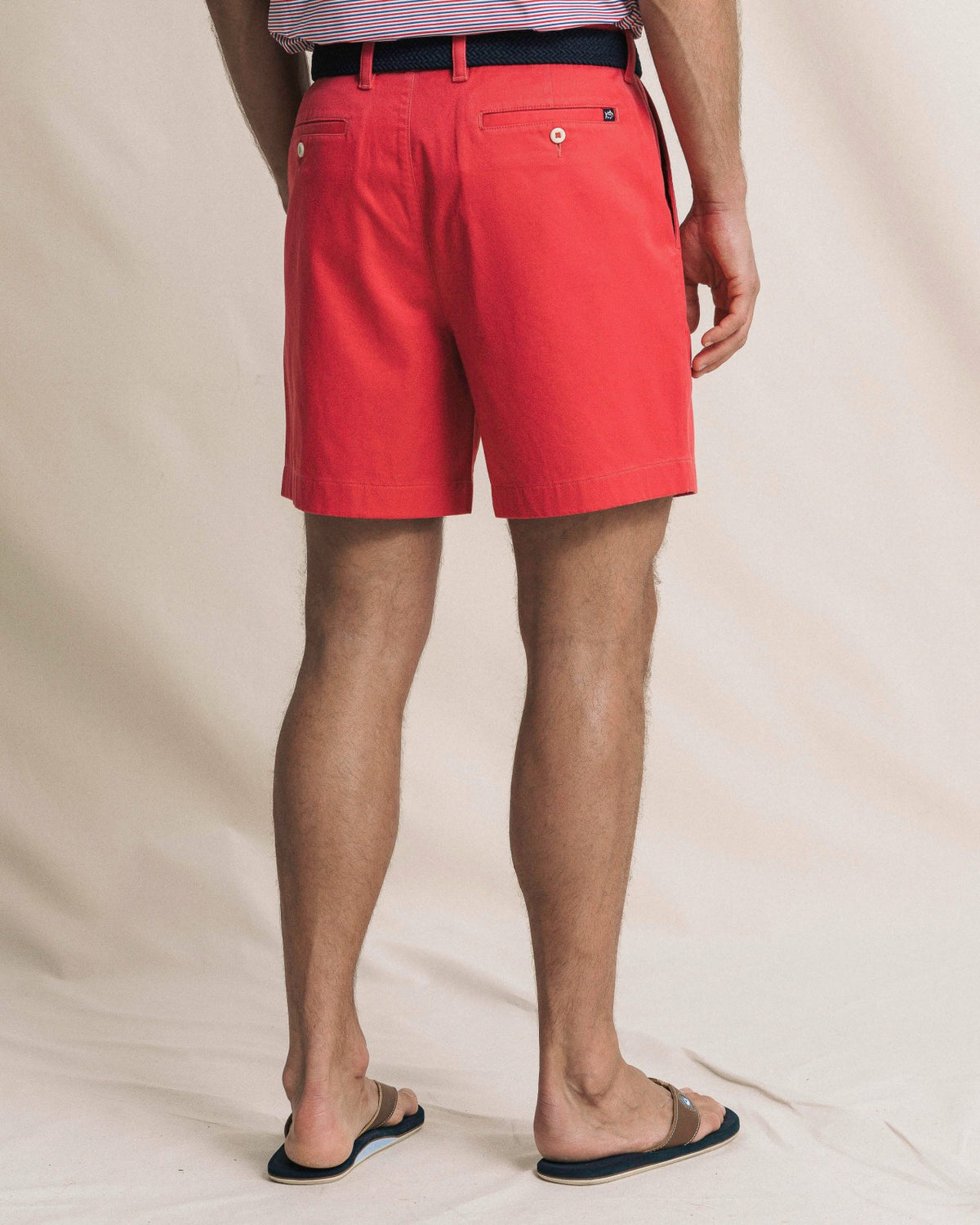 Channel Marker 7" Chino Short - Claret Red