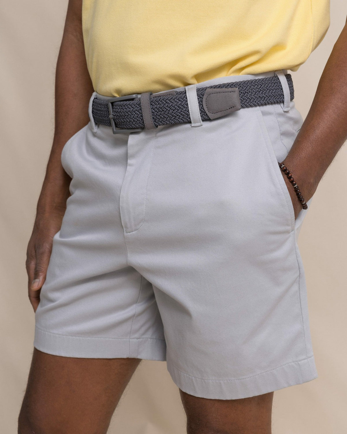 Channel Marker 7" Chino Short - Seagull Grey