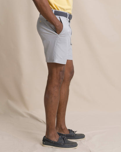 Channel Marker 7" Chino Short - Seagull Grey