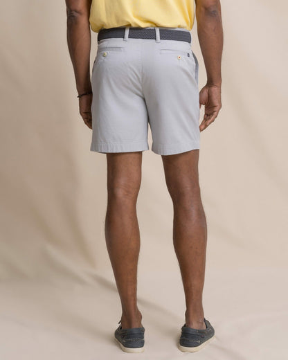 Channel Marker 7" Chino Short - Seagull Grey