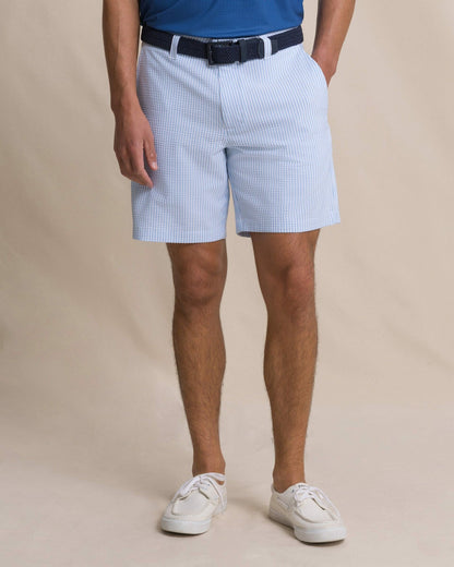 Coral Vista Seersucker 8" Performance Short