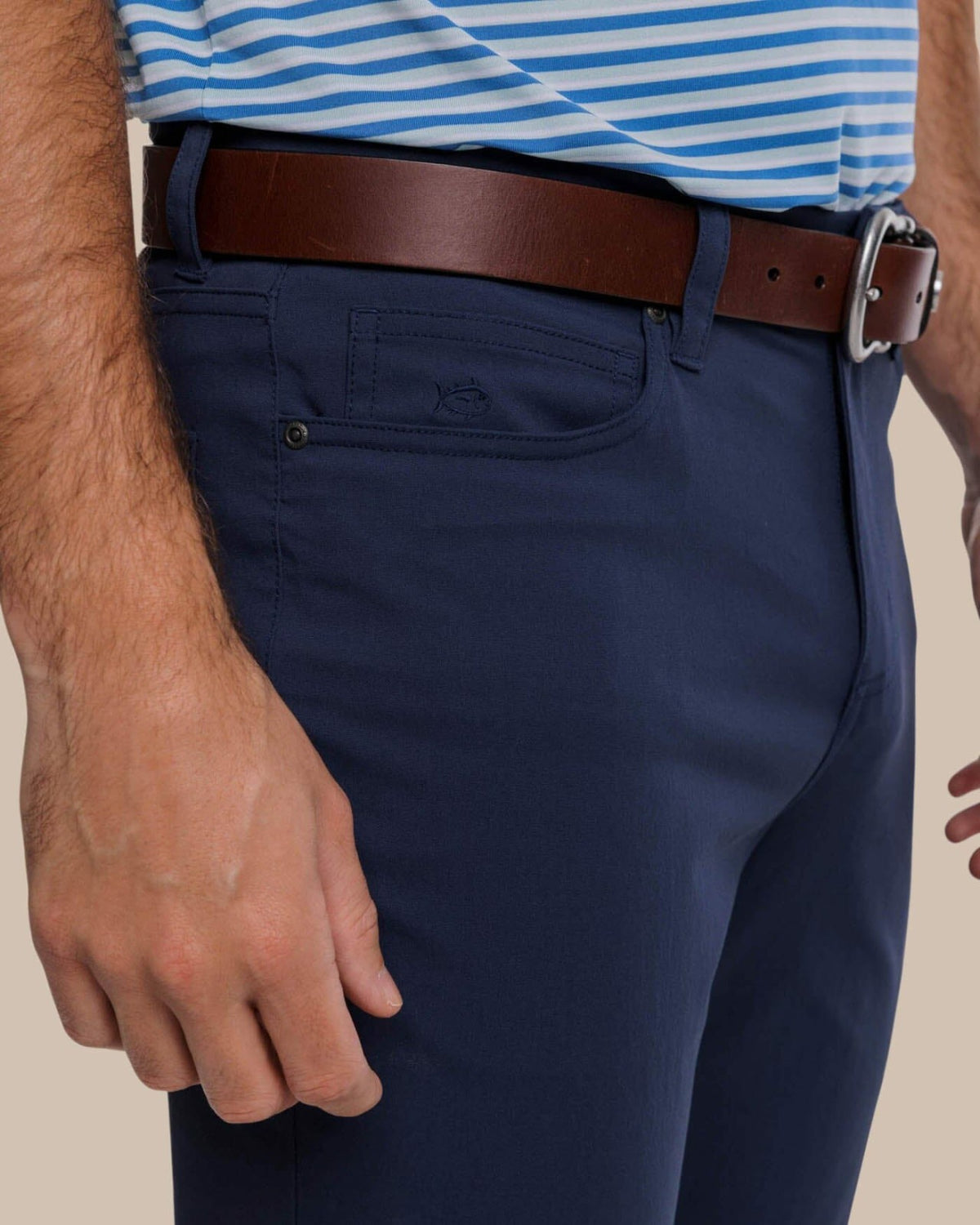 Business Casual Pants - Navy Slim Fit Chino Pants – Southern Tide