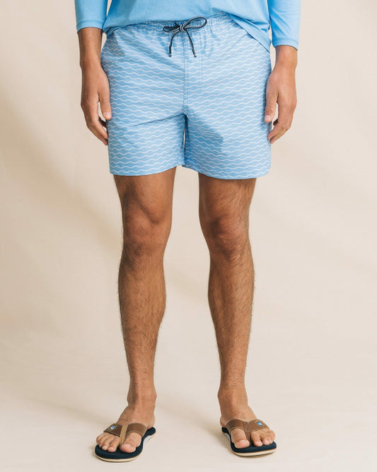 Ocean Echo Maritime Swim Trunk