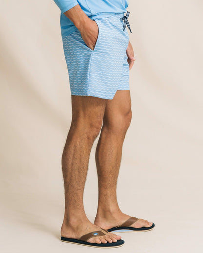 Ocean Echo Maritime Swim Trunk