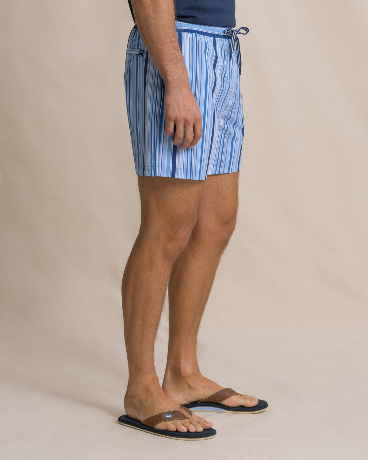 Stripe Maritime Swim Trunk
