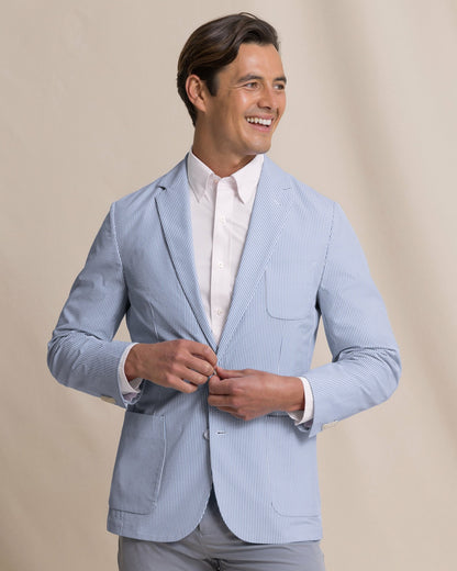Charleston Pamlico Seersucker Blazer