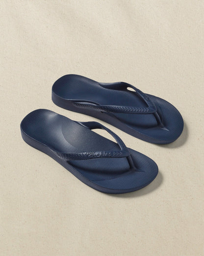 Archies Navy Arch Support Flip Flop