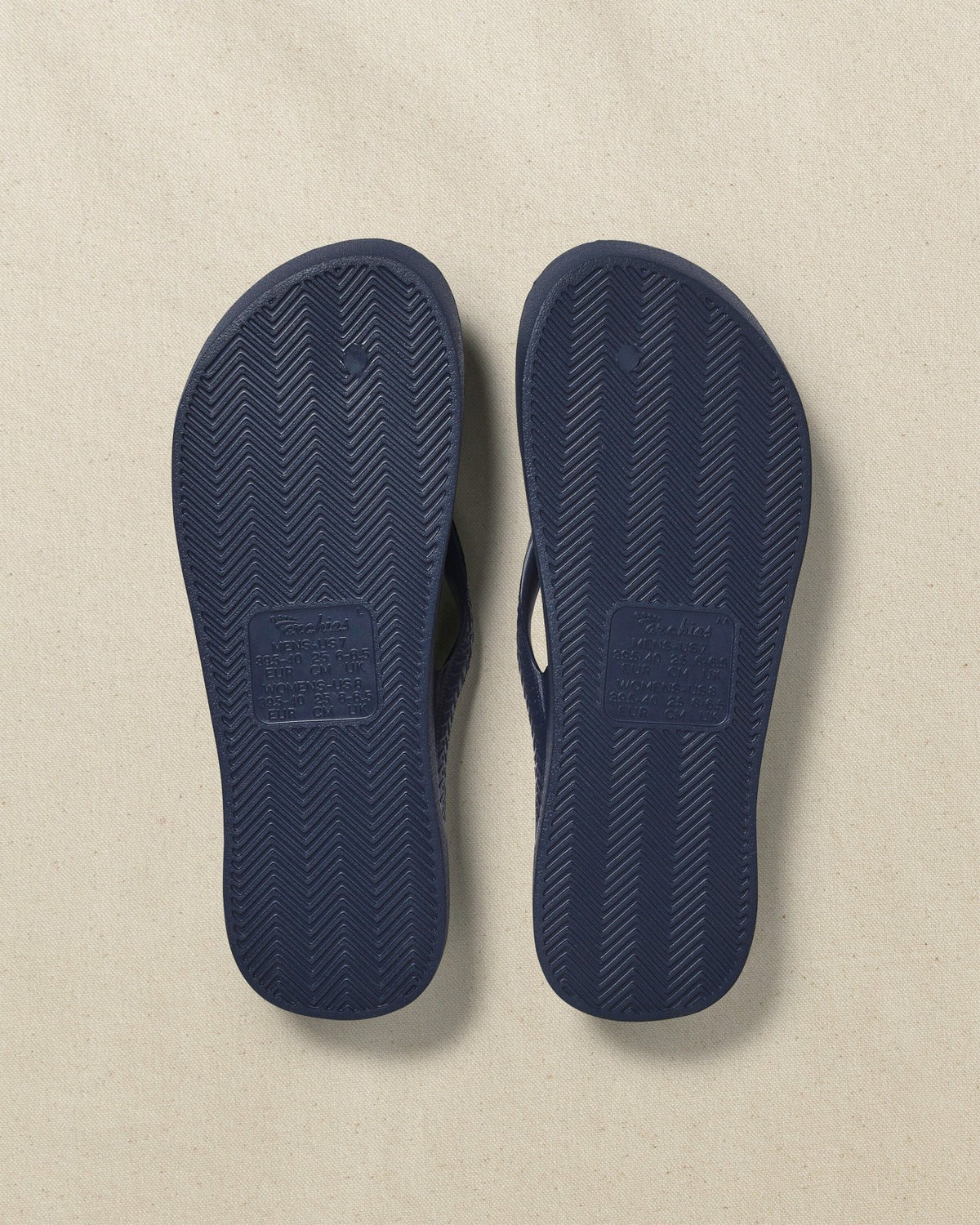 Archies Navy Arch Support Flip Flop