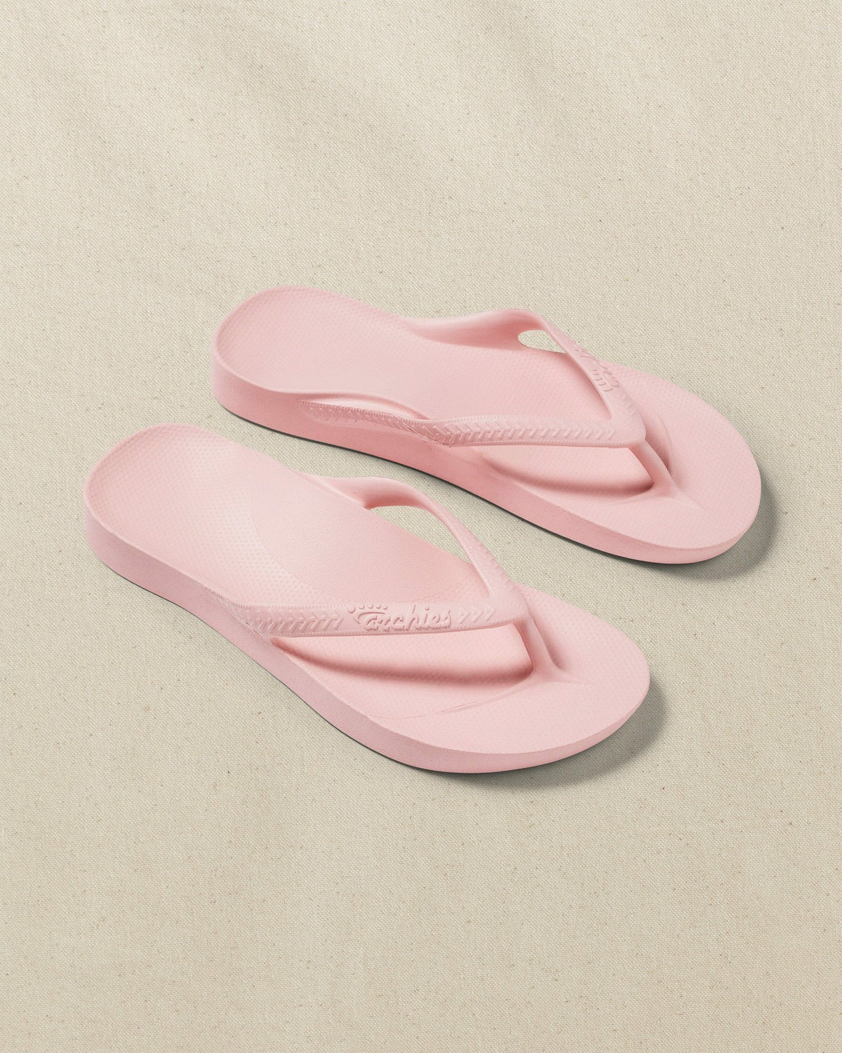 Archies Soft Pink Arch Support Flip Flop