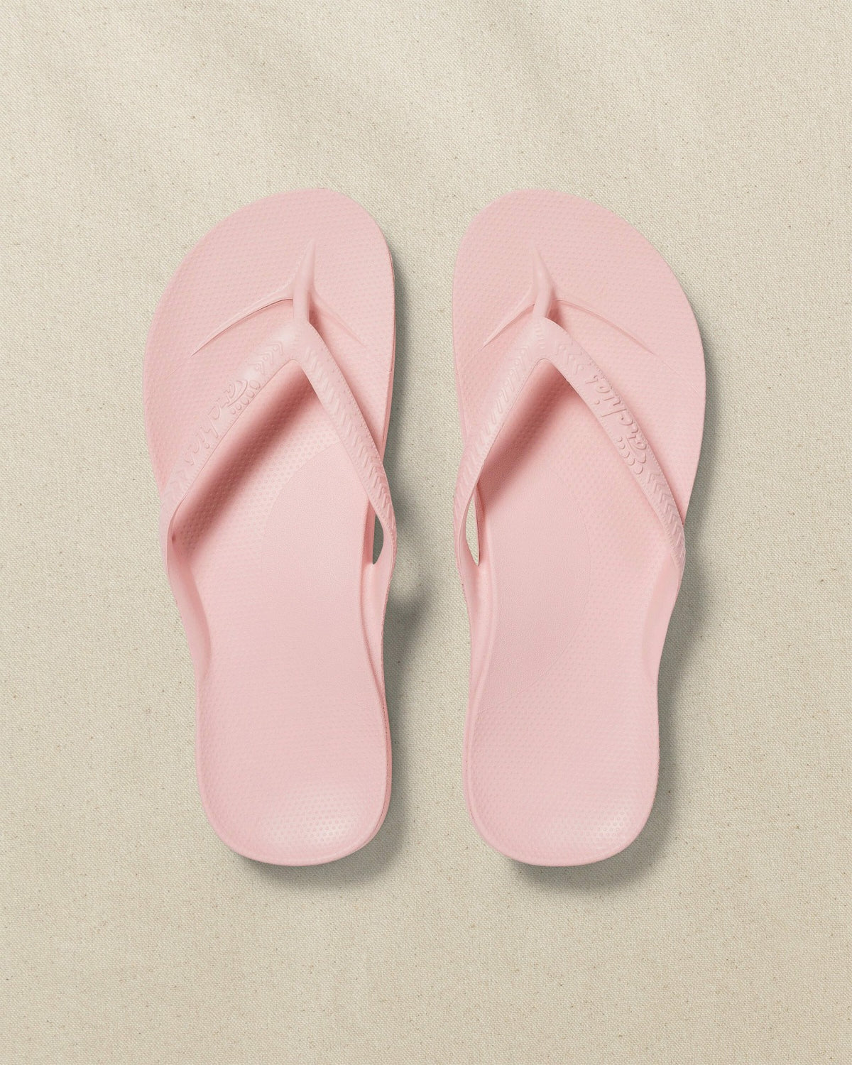 Archies Soft Pink Arch Support Flip Flop