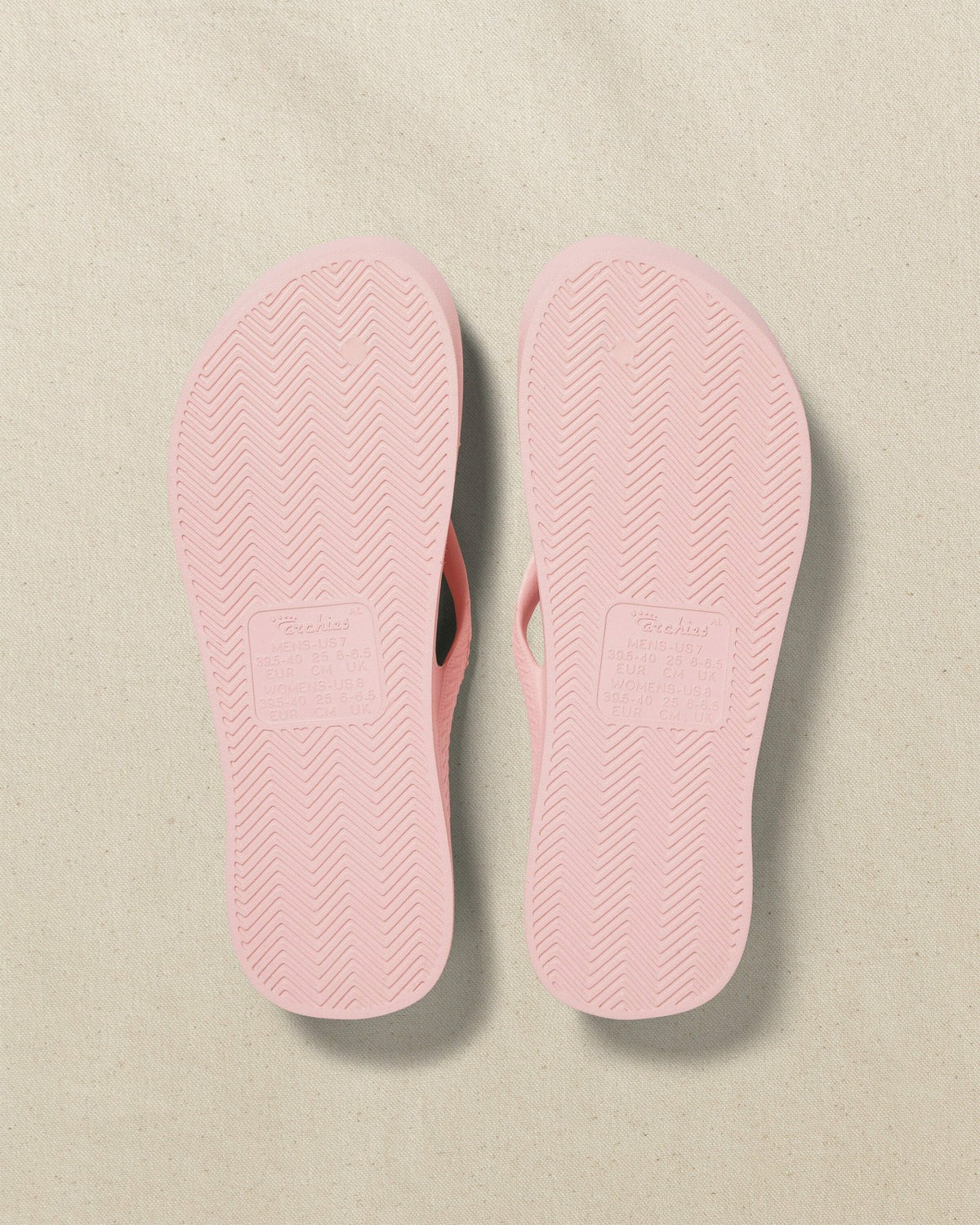 Archies Soft Pink Arch Support Flip Flop