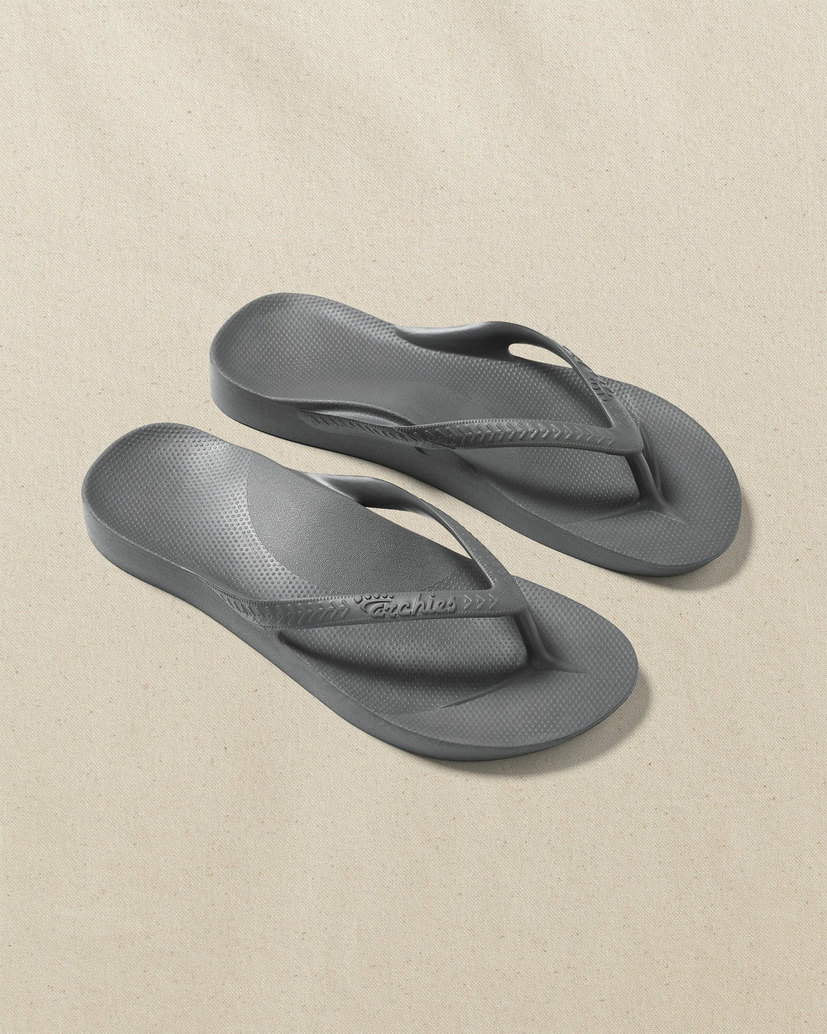Archies Charcoal Arch Support Flip Flop