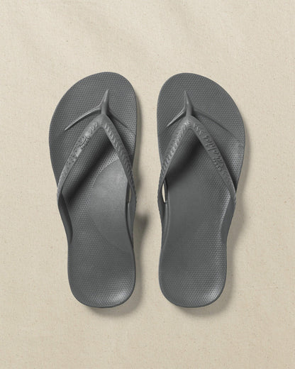 Archies Charcoal Arch Support Flip Flop