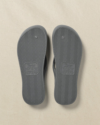 Archies Charcoal Arch Support Flip Flop