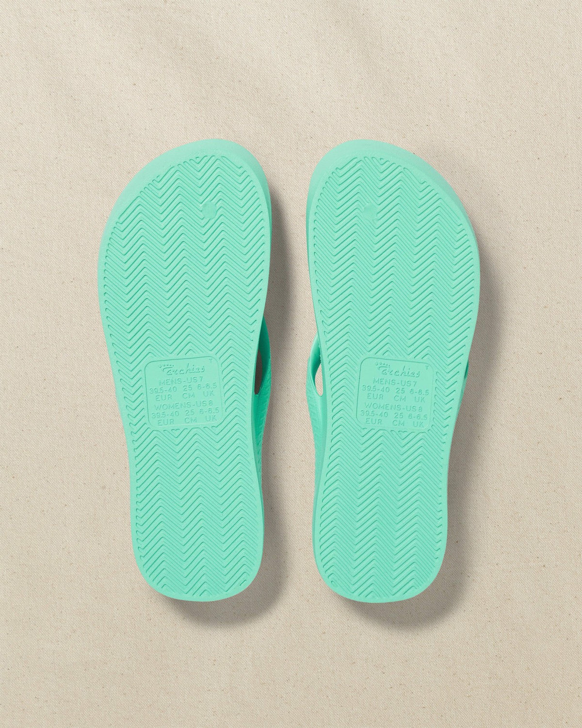 Archies Mint Arch Support Flip Flop