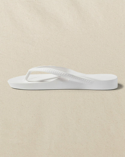 Archies Classic White Arch Support Flip Flop