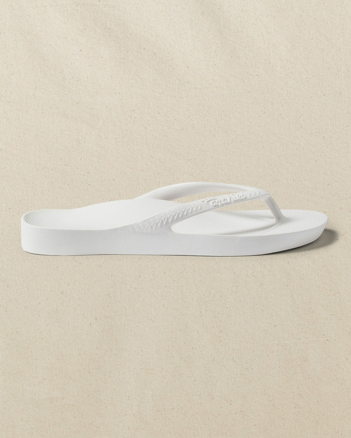 Archies Classic White Arch Support Flip Flop
