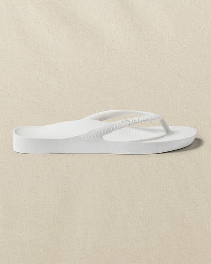 Archies Classic White Arch Support Flip Flop