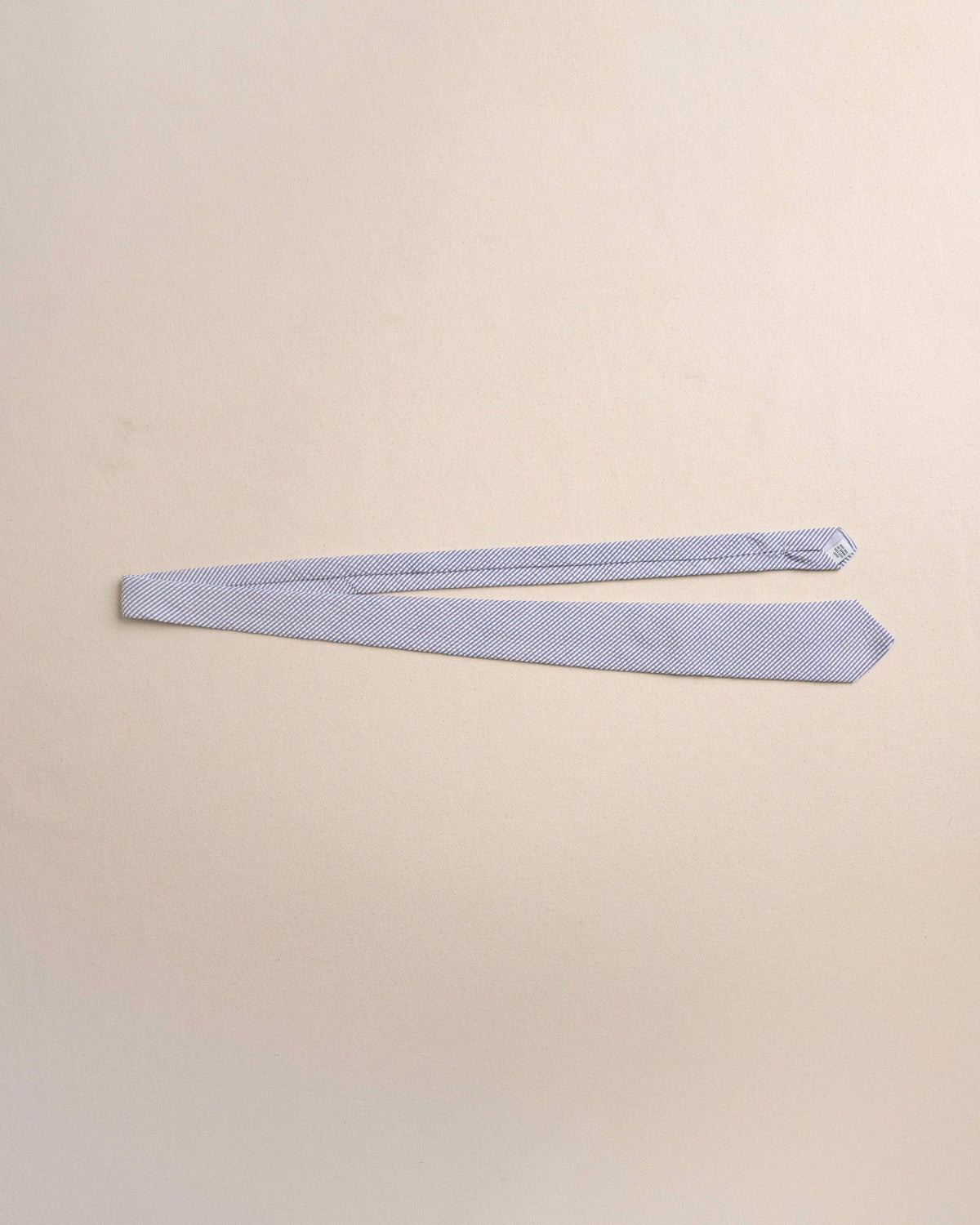 High Cotton Blue and White Seersucker Necktie