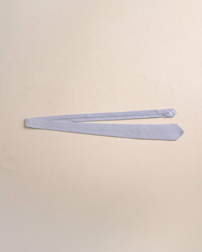High Cotton Blue and White Seersucker Necktie