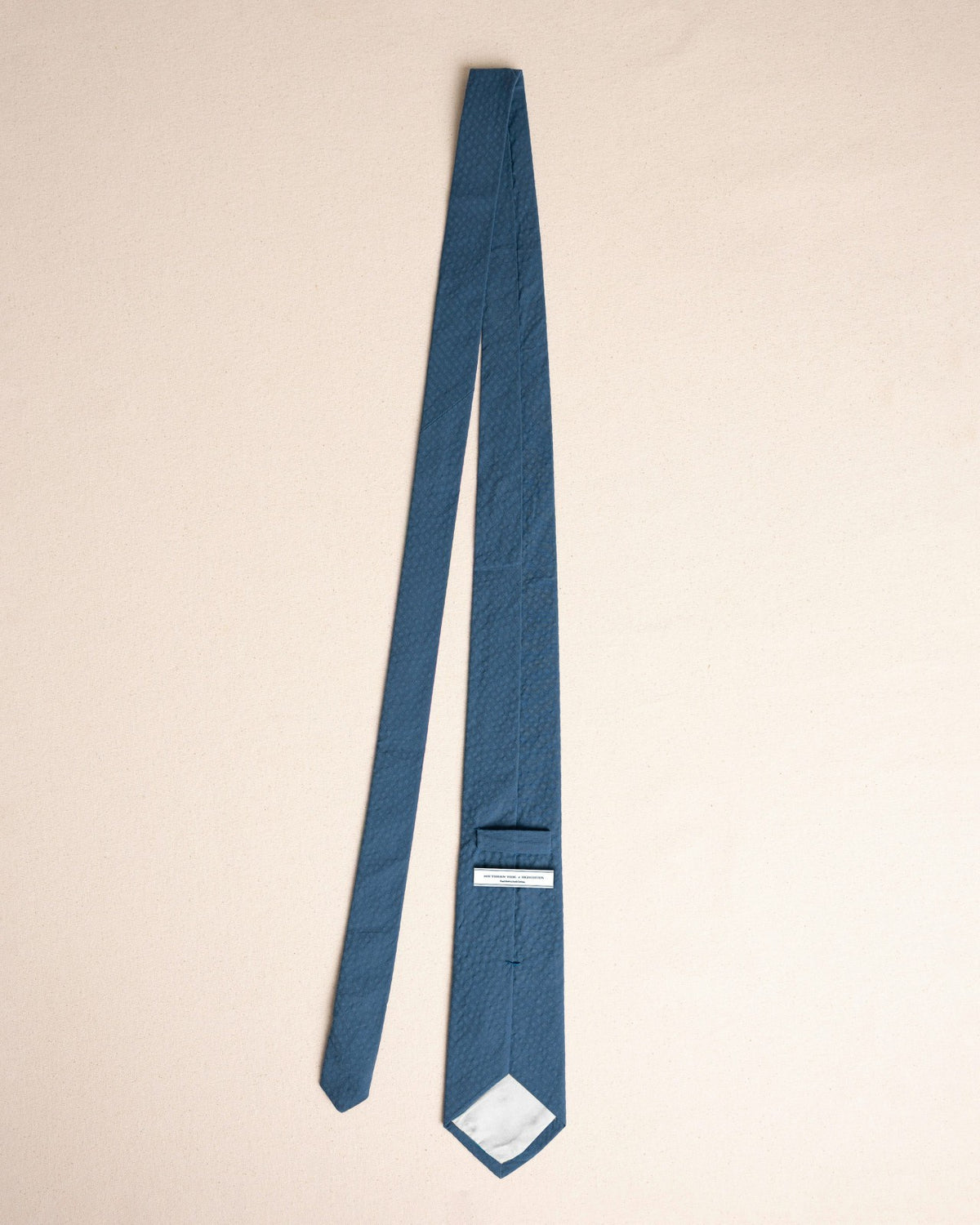 High Cotton Nautical Blue Seersucker Necktie