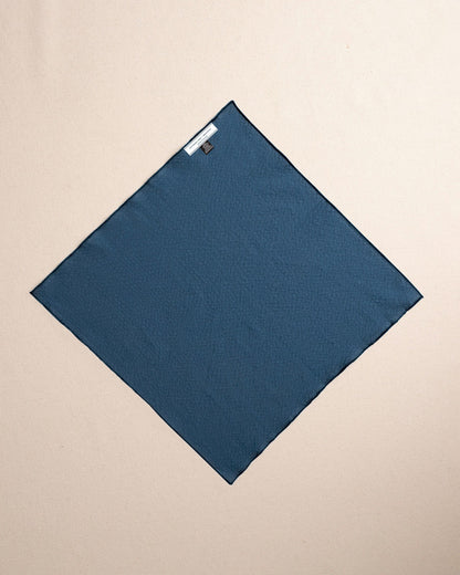 Nautical Blue Seersucker Pocket Square