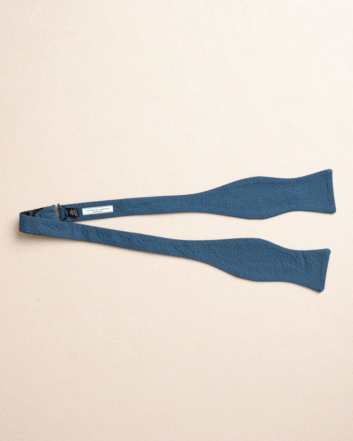 High Cotton Nautical Blue Seersucker Bow Tie