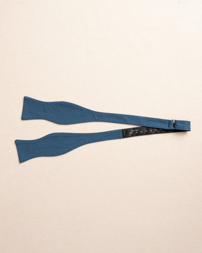 High Cotton Nautical Blue Seersucker Bow Tie