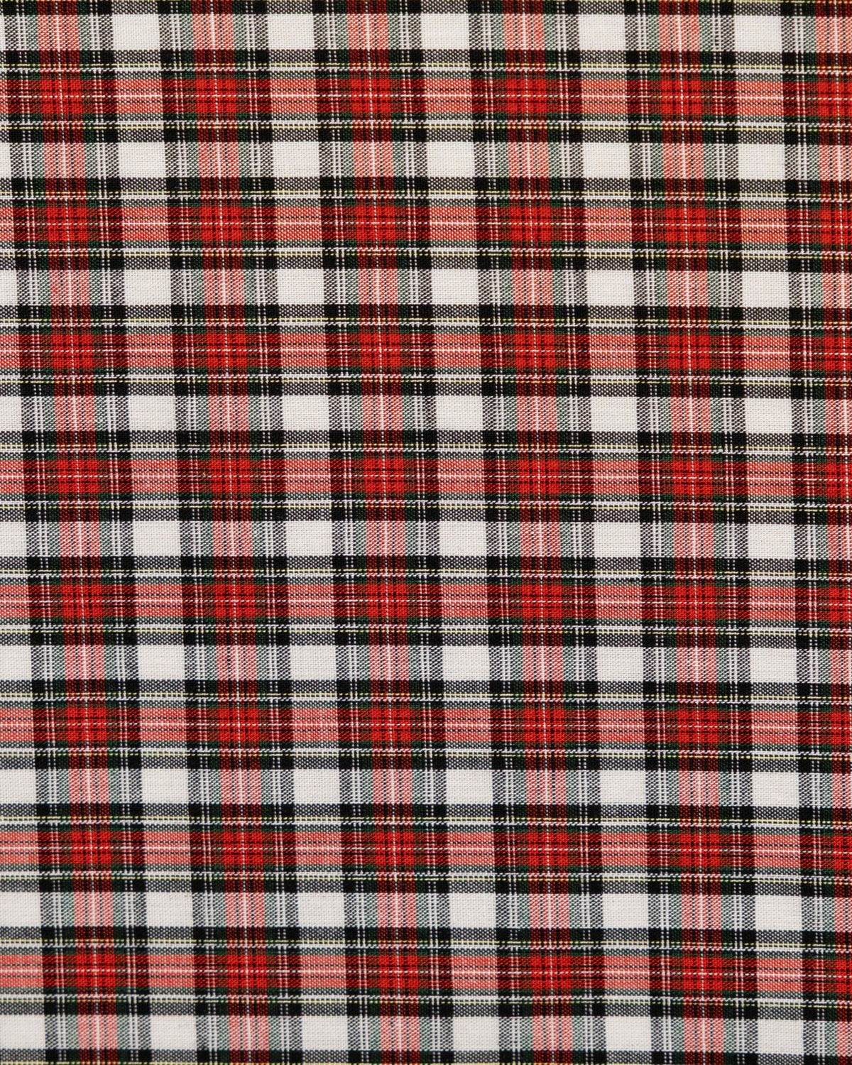 Peppermint Plaid Cotton Pocket Square