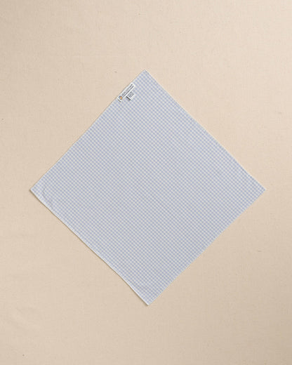 Blue Gingham Pocket Square