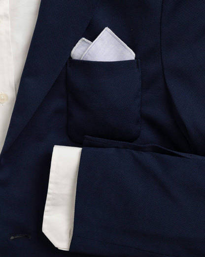Blue Chambray Pocket Square