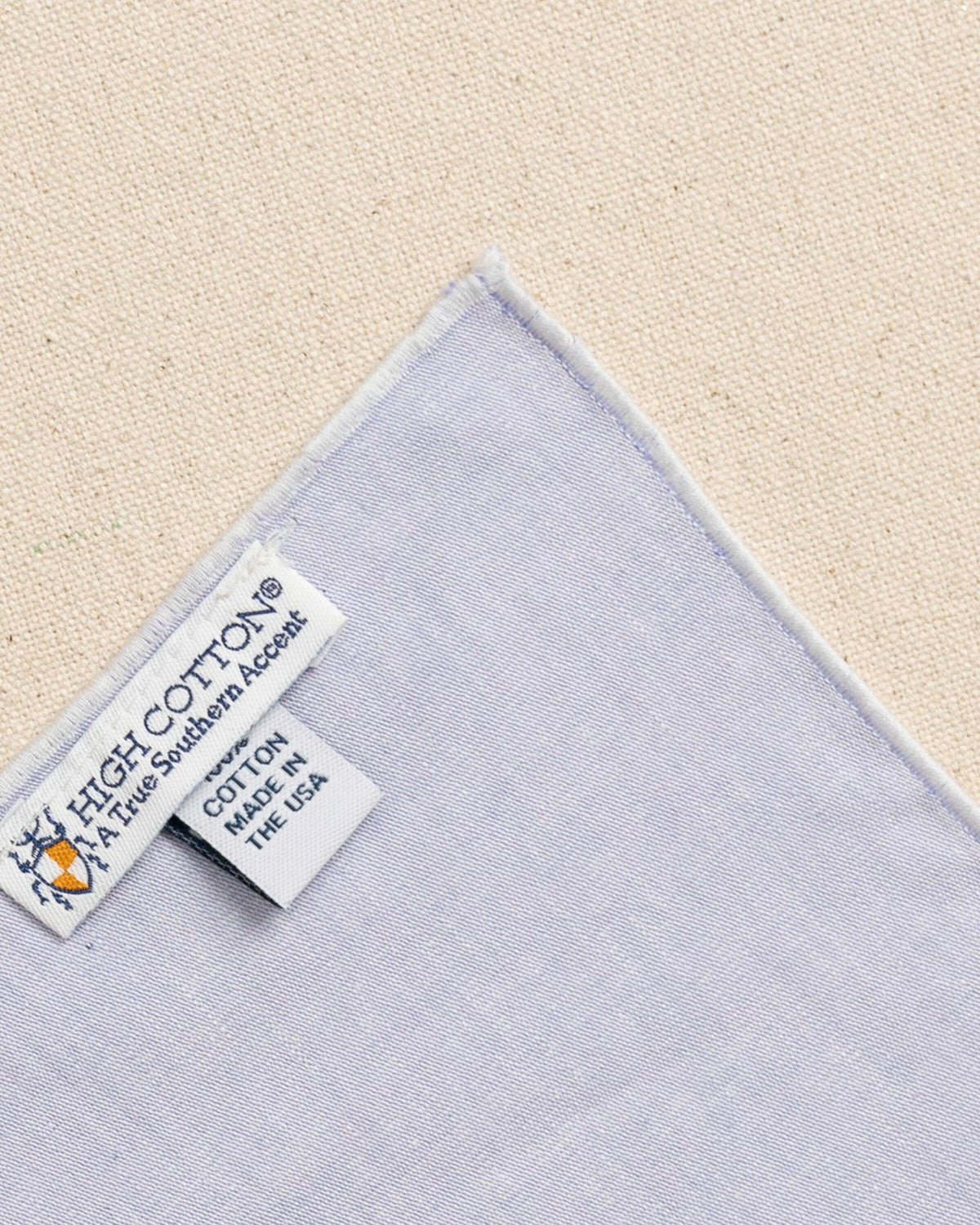 Blue Chambray Pocket Square