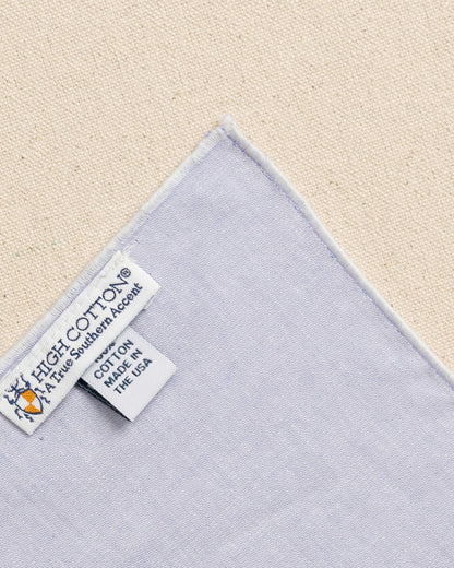 Blue Chambray Pocket Square