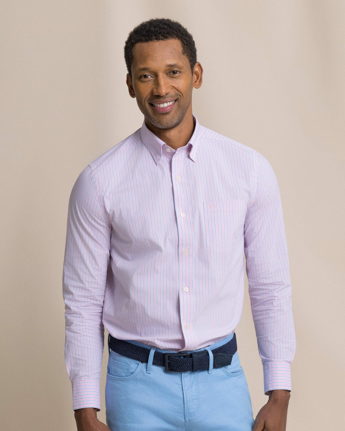 Amelia Island Stripe Charleston Sport Shirt