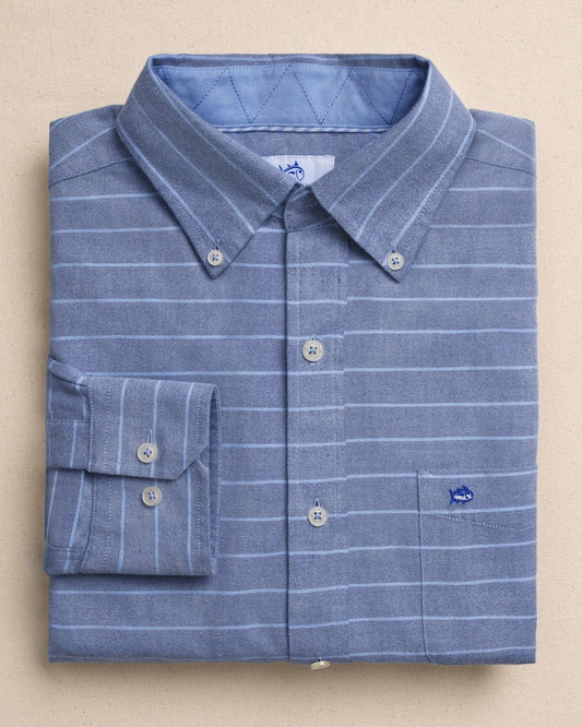 Stringline Charleston Oxford Stripe Sport Shirt