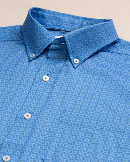 Seaside Geo Short Sleeve Sport Shirt