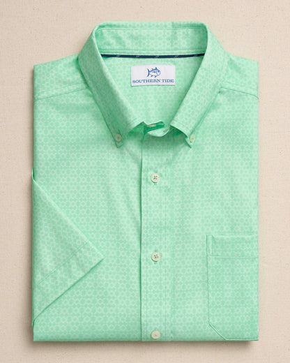 Seaside Geo Short Sleeve Sport Shirt
