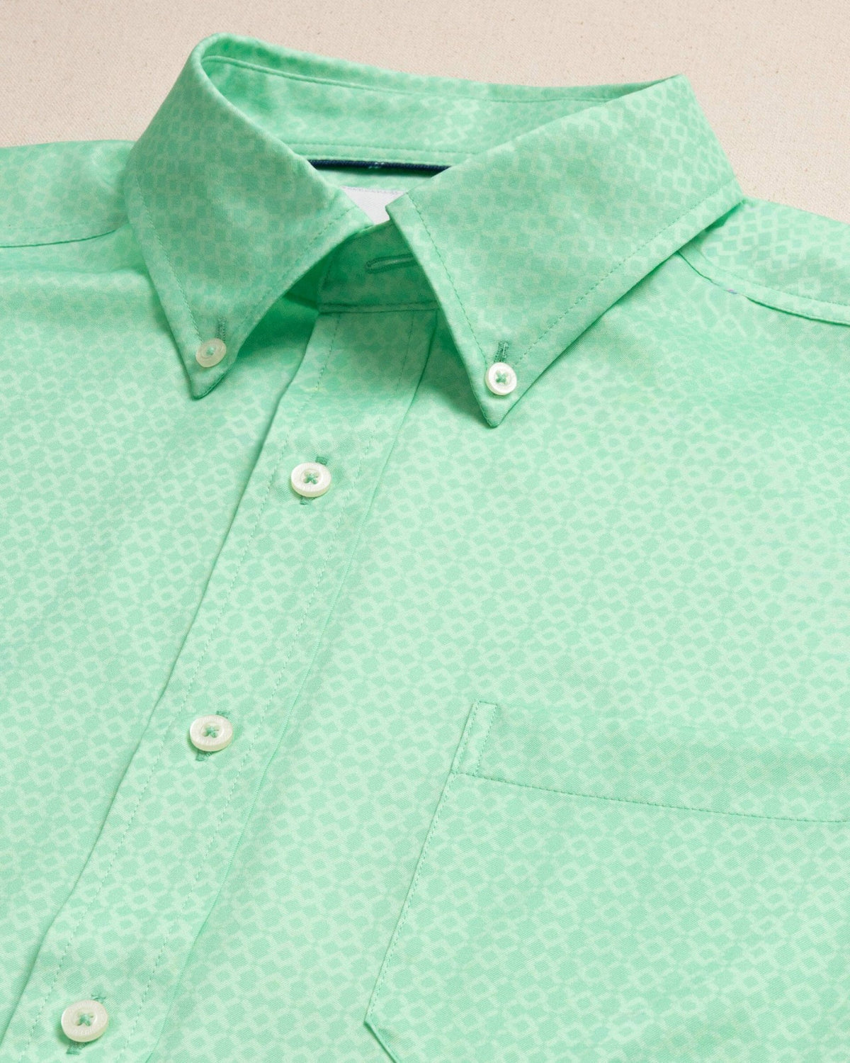 Seaside Geo Short Sleeve Sport Shirt