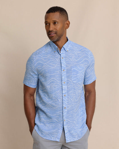 Rolling Waves Short Sleeve Sport Shirt