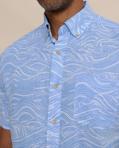 Rolling Waves Short Sleeve Sport Shirt