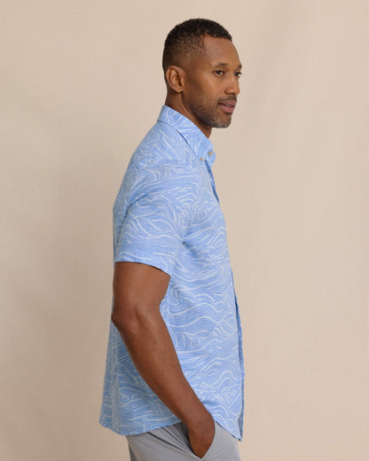 Rolling Waves Short Sleeve Sport Shirt