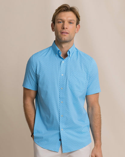 Flower Garden Short Sleeve Sport Shirt
