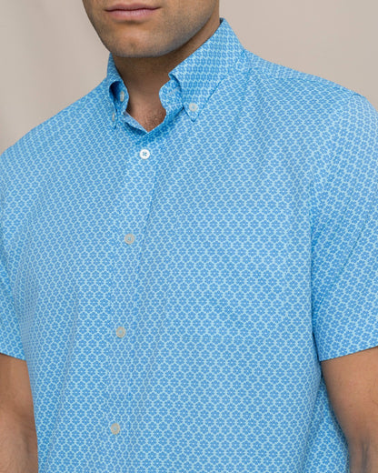 Flower Garden Short Sleeve Sport Shirt