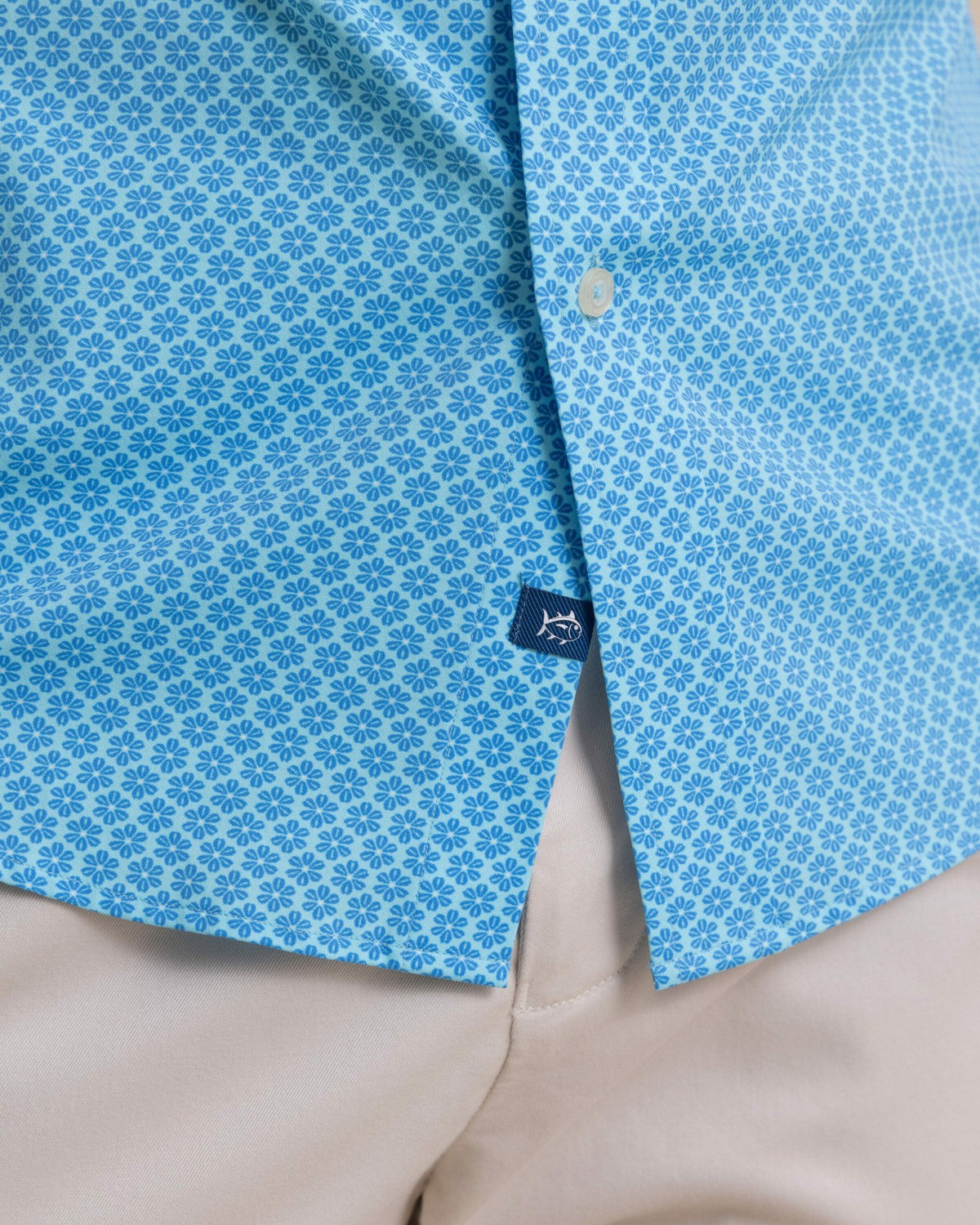 Flower Garden Short Sleeve Sport Shirt