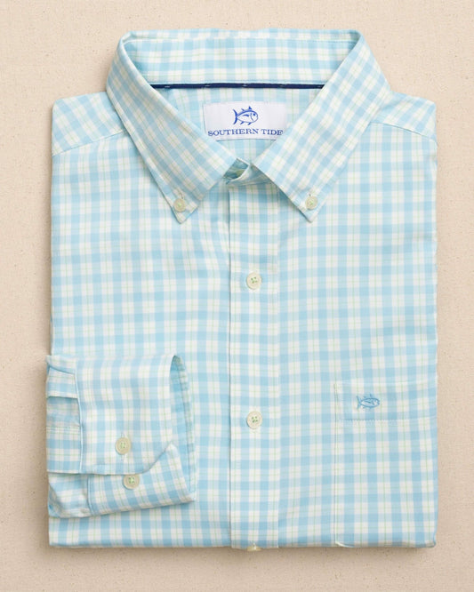Precheck Plaid Coastal Breeze® Sport Shirt
